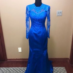 Royal Blue dress / gown